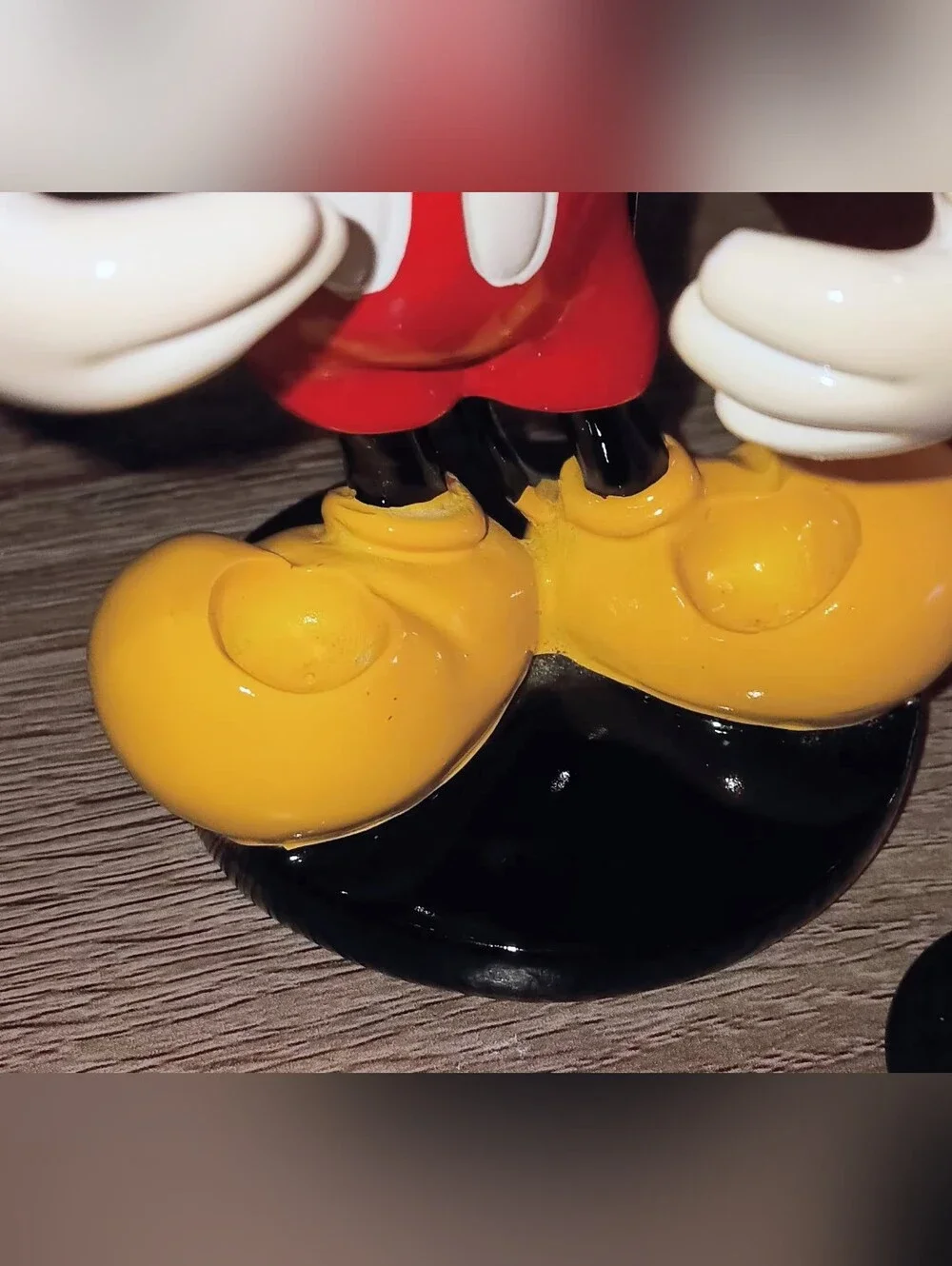 NWT Disney Mickey Mouse Collectible Resin Toothbrush Holder Stand Jay Franco